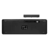 klaviatura touchpad - LogiLink Wireless Keyboard with Touchpad, Juodas (Black) - 6 nuotrauka