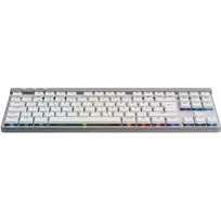 gaming klaviatura - Logitech G515 Lightspeed TKL, Belaidė, Balta (White) - 2 nuotrauka