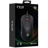 rgb mouse - Inca IMG-GT14 Juoda (Black) - 2 nuotrauka