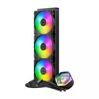 360 vandens ausintuvas - Cooler Master MasterLiquid 360 Atmos ARGB Juodas (Black) Procesoriaus Aušintuvas - 6 nuotrauka