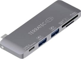 micro usb hub - HUB USB TerraTec Connect C7 1x SD 1x USB-C PD 1x Micro SD + 2x USB-A 3.0 (283005) - 2 nuotrauka