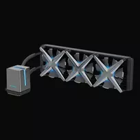 360 vandens ausintuvas - Inter-Tech ALSEYE X360 AiO Water Cooling 360 mm 3x120 mm RGB - 4 nuotrauka