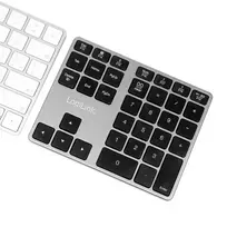 bluetooth skaiciu klaviatura - LogiLink ID0187  - Aliuminio - 4 nuotrauka