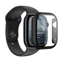 apple watch series 11 46mm - AmazingThing Radix Glass Screen Protector with Case for Apple Watch Series 11 46mm - Black - 8 nuotrauka
