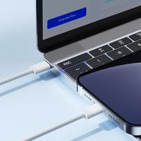 usb c i usb c 2m - Joyroom S-A45 USB-C iki Lightning 30W 1.2m Baltas (White) - 2 nuotrauka