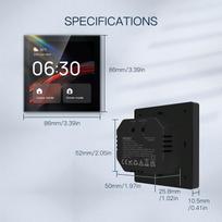 ismanus namas - Extralink Smart Life Control Panel EX.32664 Juoda (Black) - 4 nuotrauka