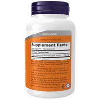 gaba kapsules -  NOW GABA 750 mg 100 Veg. Kapsulių - 3 nuotrauka