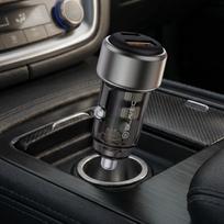 18w ikroviklis - Blavec BS-05B Nitro Automobilinis įkroviklis - USB-A/USB-C, 65W, juodas (Black) - 3 nuotrauka