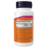 biotinas plaukams -  NOW Biotin 5000mcg 60 Kapsulių, (60 porcijų). - 2 nuotrauka