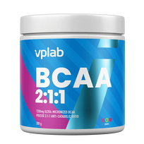 amino rugstys - Amino rūgštis VPLab BCAA 2:1:1 Raspberry, 300 g - 3 nuotrauka