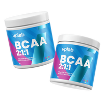 amino rugstys - Amino rūgštis VPLab BCAA 2:1:1 Raspberry, 300 g - 4 nuotrauka