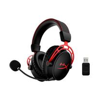 zaidimu ausines - HyperX Cloud Alpha Wireless 4P5D4AA, Black-Red (juodos/raudonos) - 4 nuotrauka