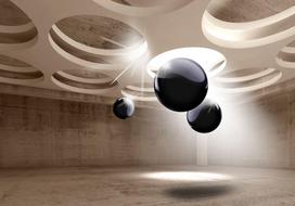 Fototapetas Artgeist Geometric Glare XLFT270SAM, 175 cm x 175 cm