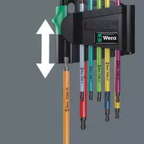torx atsuktuvu rinkinys - Wera Torx TX8-TX40, 12.5 cm, 9 vnt. - 5 nuotrauka