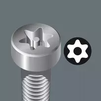 torx atsuktuvu rinkinys - Wera Torx TX8-TX40, 12.5 cm, 9 vnt. - 8 nuotrauka