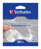 isorinis cd dvd diskas - Verbatim CD-DVD PAPER SLEEVES 50 PACK - 2 nuotrauka