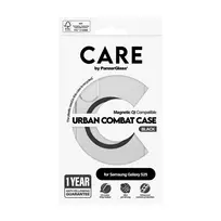 panzerglass s25 plus - PanzerGlass "Flagship Urban Combat Black QI Case Galaxy S25 Plus" Clear - 3 nuotrauka
