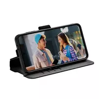 pinigine telefono deklas - PanzerGlass "Feature Wallet Case with Kickstand for Samsung Galaxy A56 5G" Juodas (Black) - 5 nuotrauka