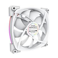 fan case - Montech RX140 PWM White 140 mm korpuso ventiliatorius - 4 nuotrauka