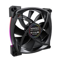 korpuso ausintuvas - Montech AX140 PWM Black - 4 nuotrauka