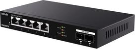switch 2.5g - Tenda TEM2007X 5 prievadų 2.5G darbalaukio jungiklis Juodas (Black) - 4 nuotrauka
