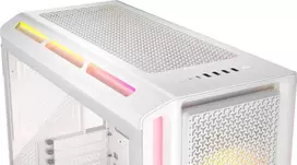 baltas korpusas - Kompiuterio korpusas Corsair iCUE LINK 5000T LX RGB, balta - 5 nuotrauka