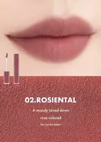 lupu tintas - Rom&nd Blur Fudge Tint matiniai lūpų dažai - 02 Rosiental - 3 nuotrauka