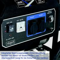 generatoriai avr - Scheppach SG3200X, 2500 W - 9 nuotrauka