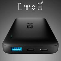10000mah power bank - SBS Infinity Power Bank 10000mAh 10W USB-A USB-C juodas - 5 nuotrauka