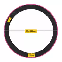 batuto apsauga 305 - Batuto spyruoklių apsauga 10 FT (305 cm) — putų dangtis - 2 nuotrauka