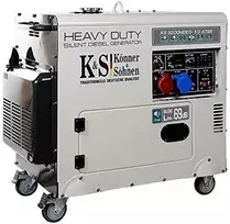 5 230 - KÖNNER & SÖHNEN 7,0 kW 230 / 400 V KS 9200HDES-1/3 ATSR - 1 nuotrauka