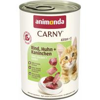 animonda carny - Animonda Carny Kitten su jautiena, vištiena ir triušiena 400 g - 2 nuotrauka