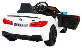elektromobiliai vaikams bmw - BMW M5 Drift vaikiškas elektromobilis, mėlynas (Blue) - 8 nuotrauka