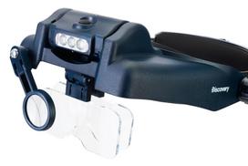 3 5 akiniai - Discovery Head Rechargeable Magnifier DHR 20, mėlyna (Blue) - 6 nuotrauka