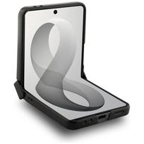 deklas magsafe samsung - Guess PU Leather 4G Magnetic dėklas Samsung Galaxy Z Flip 8 Juodas (Black) - 3 nuotrauka