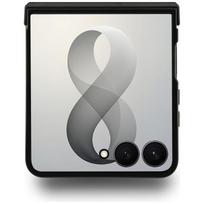 deklas magsafe samsung - Guess PU Leather 4G Magnetic dėklas Samsung Galaxy Z Flip 8 Juodas (Black) - 4 nuotrauka