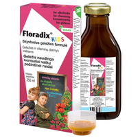 vitaminai vaikams -  FLORADIX geležies ir vitaminų derinys vaikams, nuo 3 m., 250 ml+matavimo indelis - 2 nuotrauka