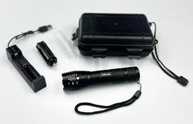 18650 senukai - Rankinis žibintuvėlis, 1000lm, 10W su 18650 - 2 nuotrauka