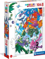 Clementoni Maxi Super Friends 23754, 62 x 42 cm, 104 det.