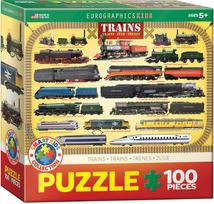 Eurographics Smart Kids Trains 6100-0090, 100 det.