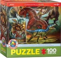 Eurographics Smart Kids Carnivorous Dinosaurs 6100-0359, 100 det.