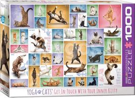 Eurographics Yoga Cats 6000-0953, 67.6 x 48.9 cm, 1000 det.