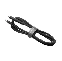 usb c pakrovejas - Fixed | Liquid Silicone Cable USB-C/USB-C, 2m, 60W | FIXDLS-CC2-BK - 2 nuotrauka