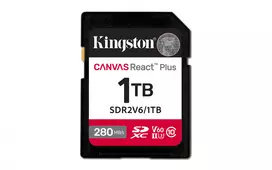 atminties korteles 4k - Kingston Canvas React Plus 1TB SDXC UHS-II Class 10 V60 - 7 nuotrauka