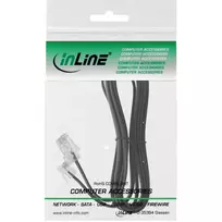 rj45 kistukai - Goobay Modular Telephone Cable RJ-11/RJ-14 To RJ-11/RJ-14 3m - 2 nuotrauka