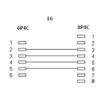 rj45 kistukai - Goobay Modular Telephone Cable RJ-11/RJ-14 To RJ-11/RJ-14 3m - 3 nuotrauka