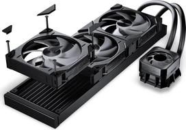 phanteks glacier one d30 - Phanteks Glacier One 420D30 X2 DRGB Juodas (Black) - 5 nuotrauka