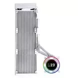 360 vandens ausintuvas - Lian Li HYDROSHIFT II LCD-C 360N Fanless ARGB AiO Vandens Aušinimo Sistema - Balta (White) - 3 nuotrauka