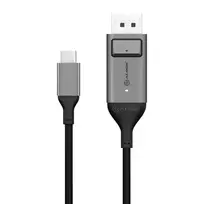 usb to usb c cable 2 m - Alogic USB Kabelis USB-C to DPort M/M 2m 4K 60Hz grau - 3 nuotrauka