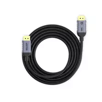 displayport 2.1 kabelis - UNITEK C1626GY01-2M DisplayPort 2.1 Juodas (Black) - 2 nuotrauka